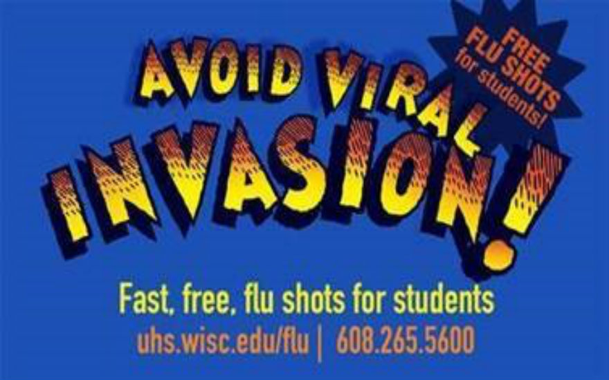 Avoid Viral Invasion Flu Shot Graphic Avoid Viral Invasion Flu Shot Graphic