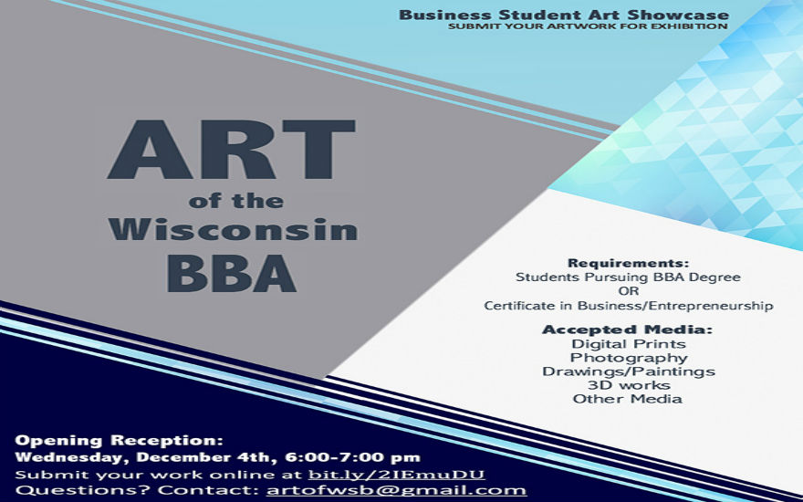 Art of the Wisconsin BBA flyer with details for submission Art of the Wisconsin BBA flyer with details for submission
