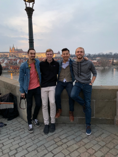 Friends at the river
