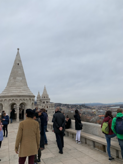 View from a tower at Fisherman's Bastion