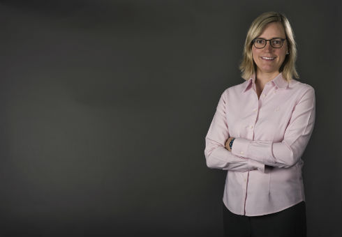 Assistant Professor Florence Honoré poses for a portrait